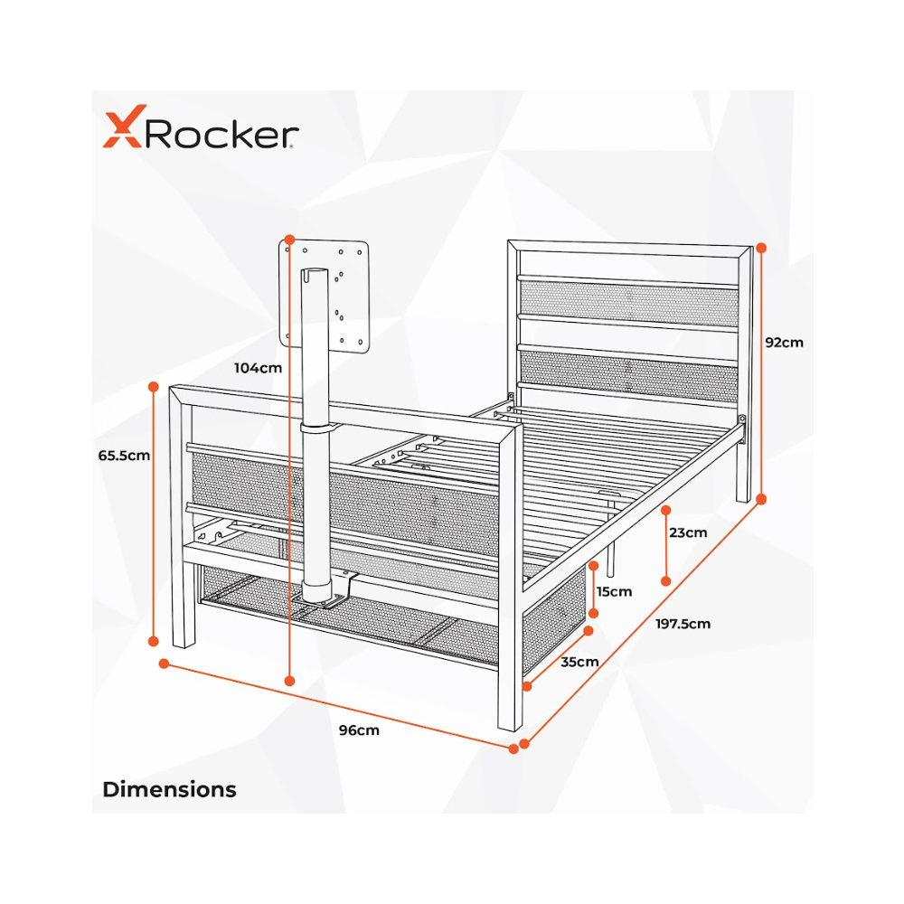 X Rocker Basecamp Gaming Bed