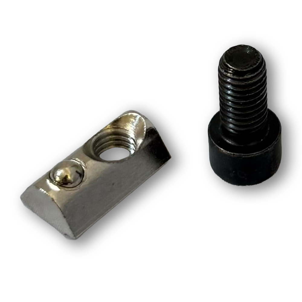 Trak Racer Hex Bolt & Ball-Bearing Nut for 8mm T-Slot, main product image