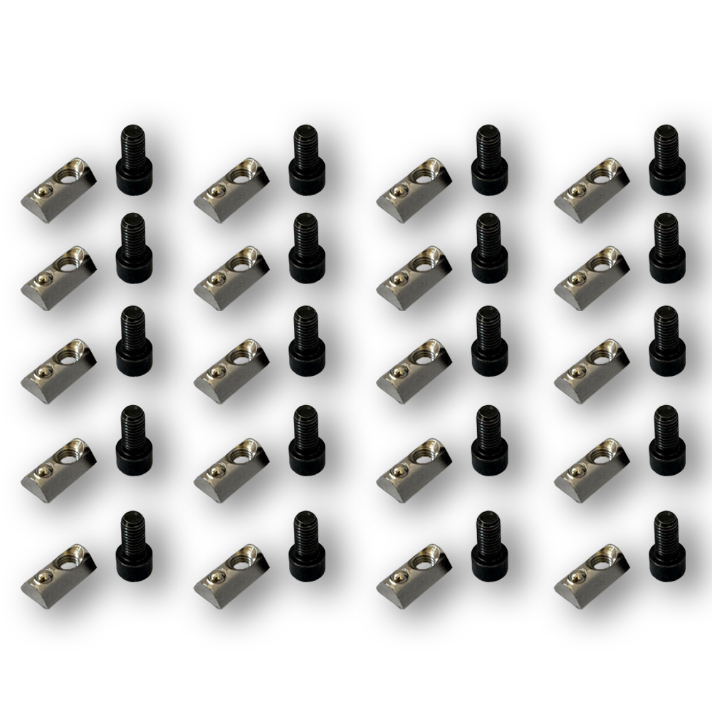 Trak Racer Hex Bolt & Ball-Bearing Nut for 8mm T-Slot, additional product view