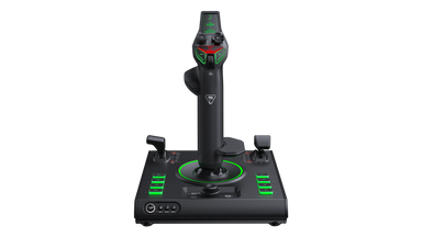 VelocityOne Flightstick II PC grip with thumbstick and hat switches