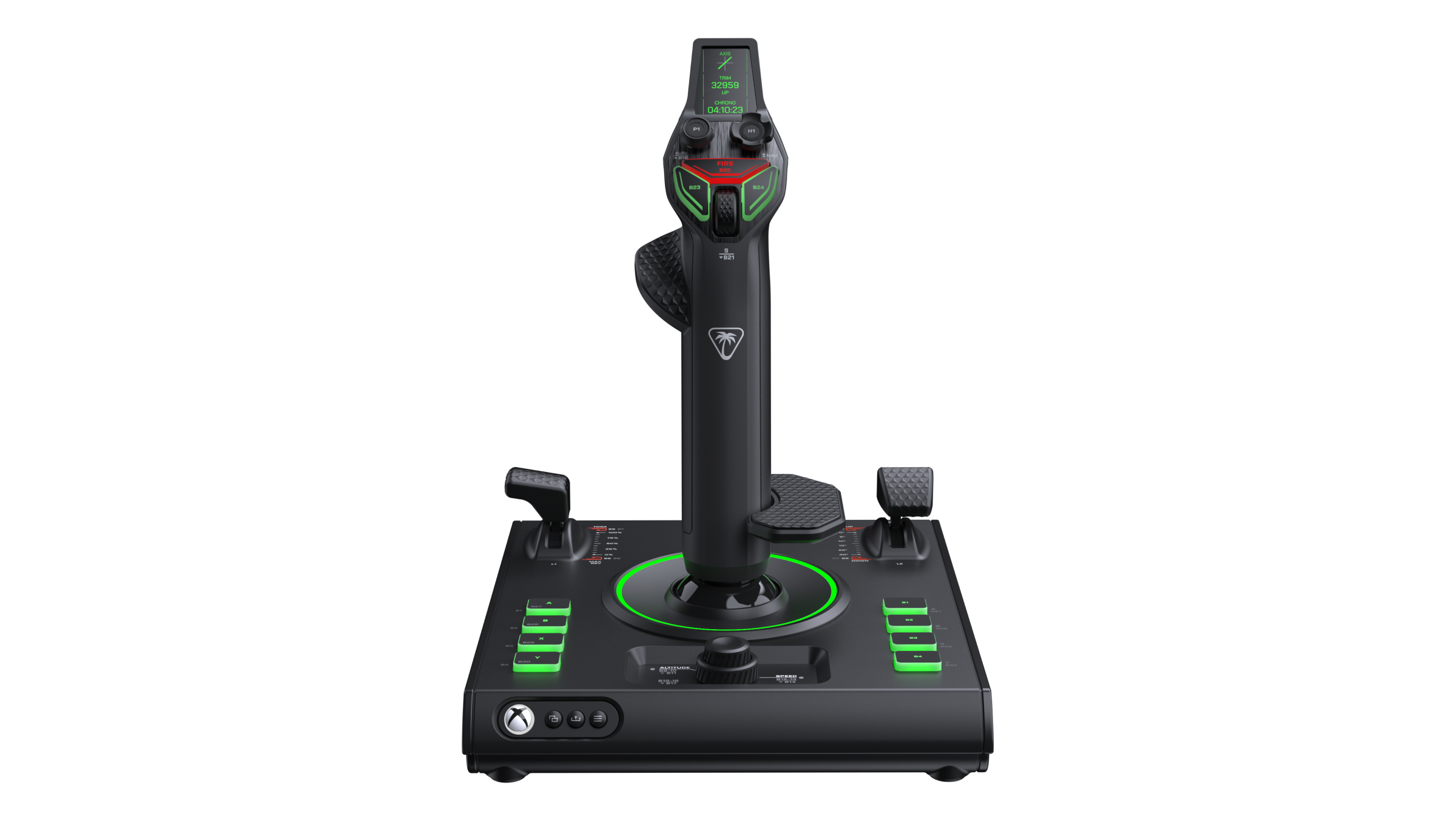 VelocityOne Flightstick II Xbox grip with hat switches and thumbstick