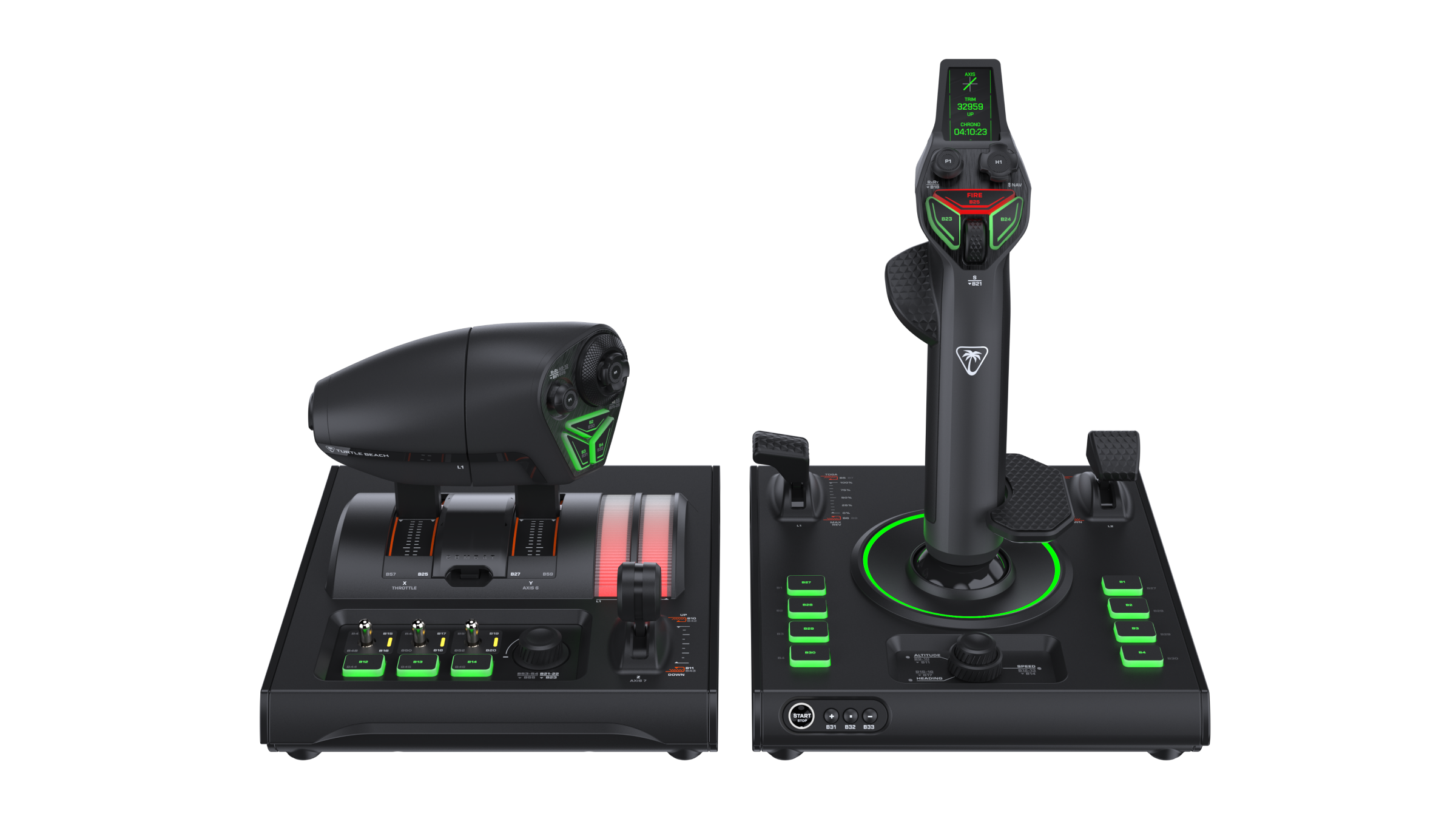 VelocityOne Dual Throttle paired with the Flightstick II as a HOTAS