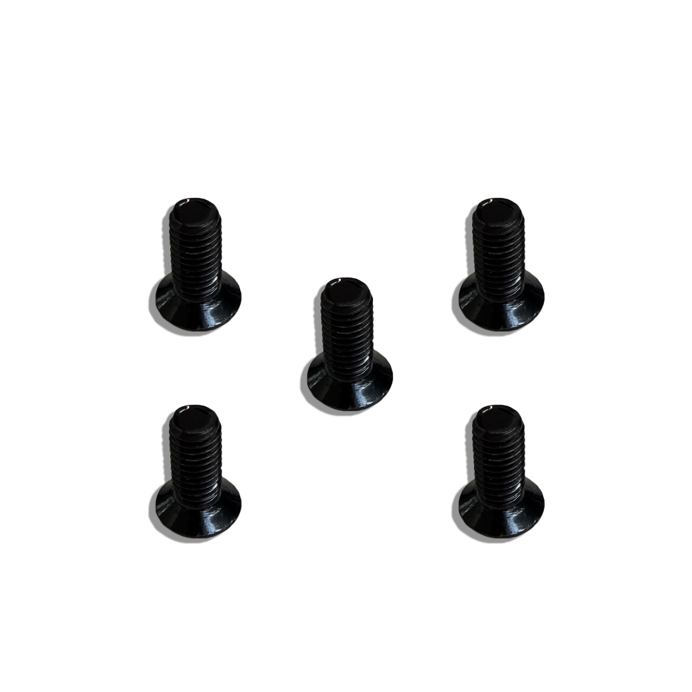 Trak Racer M8x20mm Hardened Flat Hex Screws (Pack of 5)