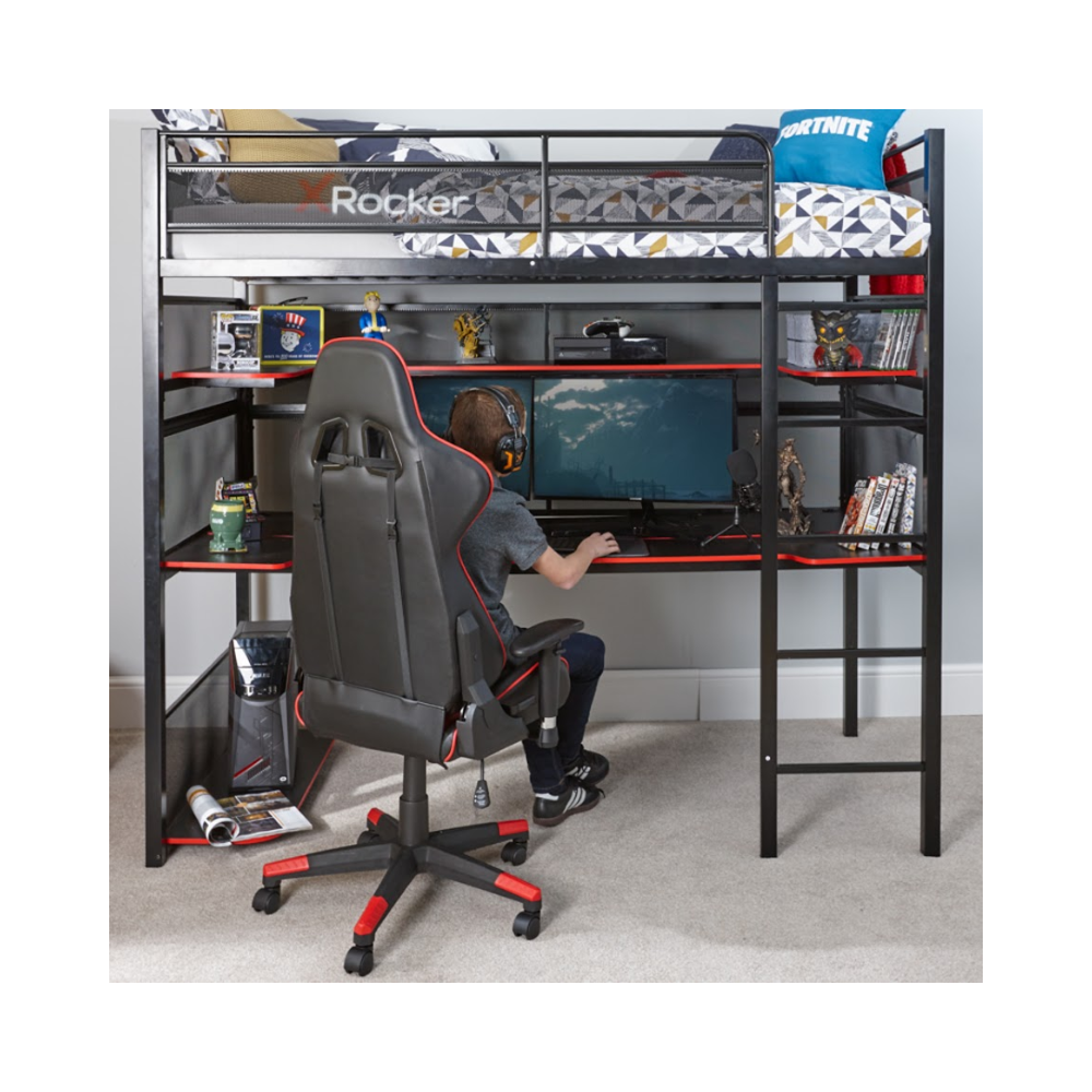 Buy X Rocker Battlestation Gaming Bunk Bed Desk GGD