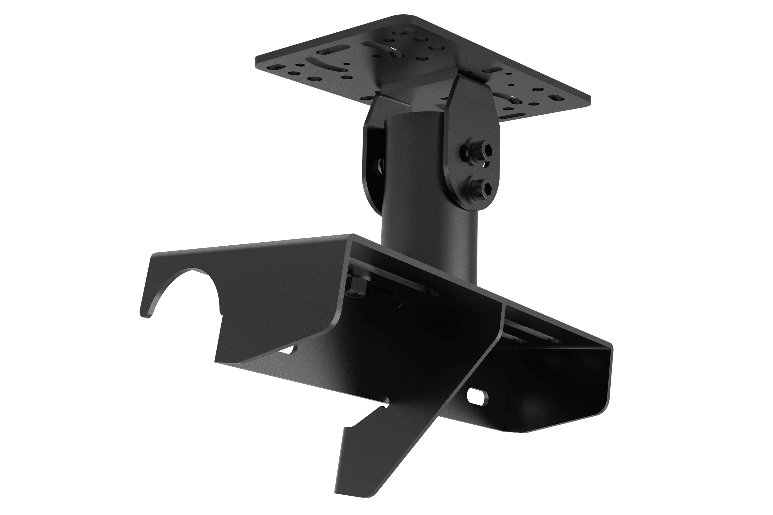 Trak Racer Universal Gear Shifter Mount for Alpine TRX (Black), fitted to a Trak Racer cockpit 4