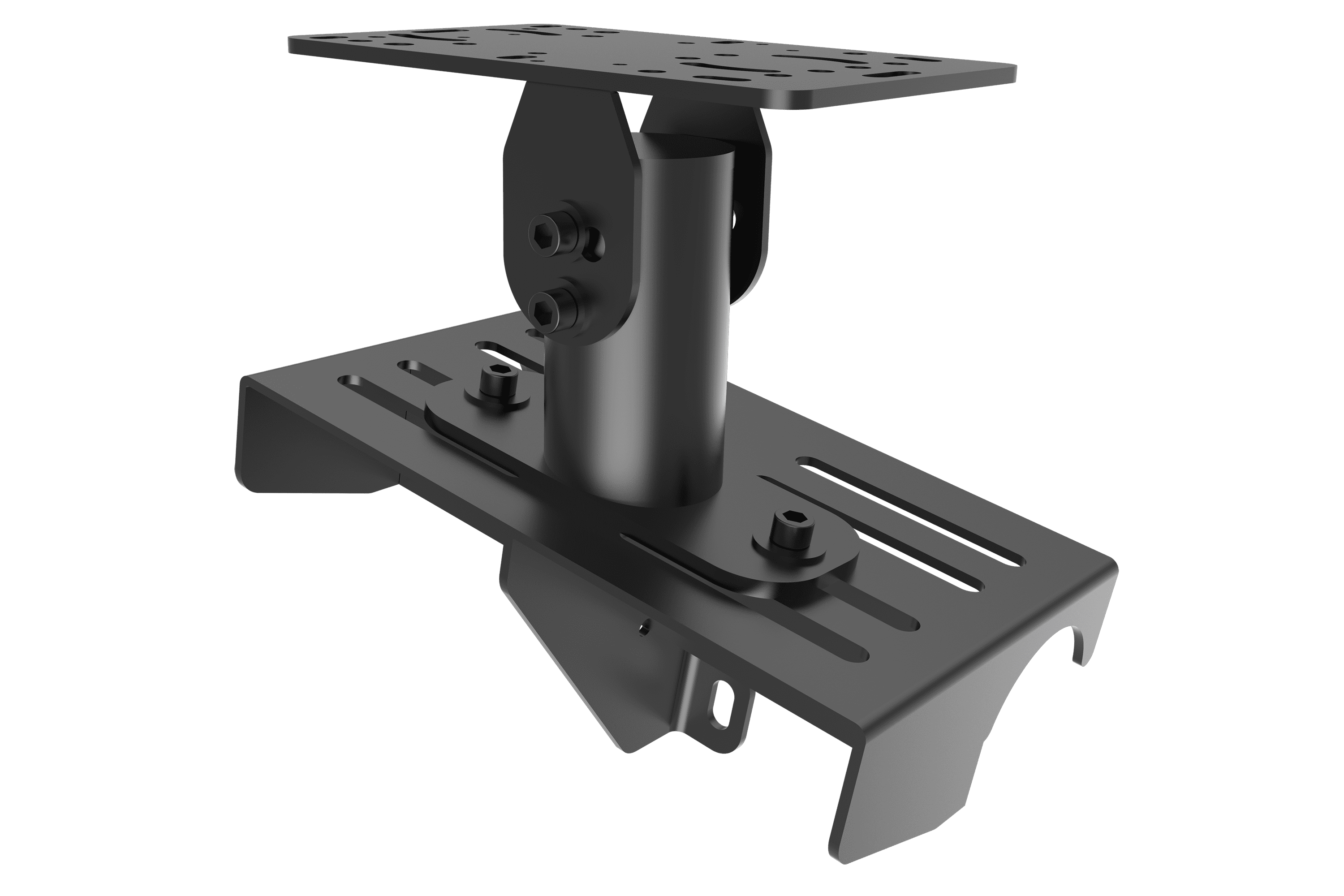 Trak Racer Universal Gear Shifter Mount for Alpine TRX (Black), fitted to a Trak Racer cockpit 5