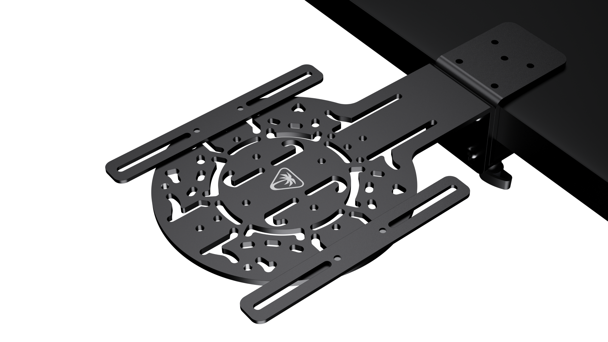 VelocityOne Universal Sim Mount fitted to an aluminium extrusion rig