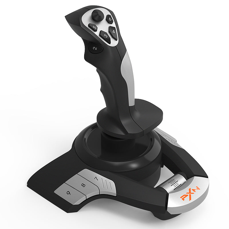PXN F16 Flight Joystick from above showing the stick head