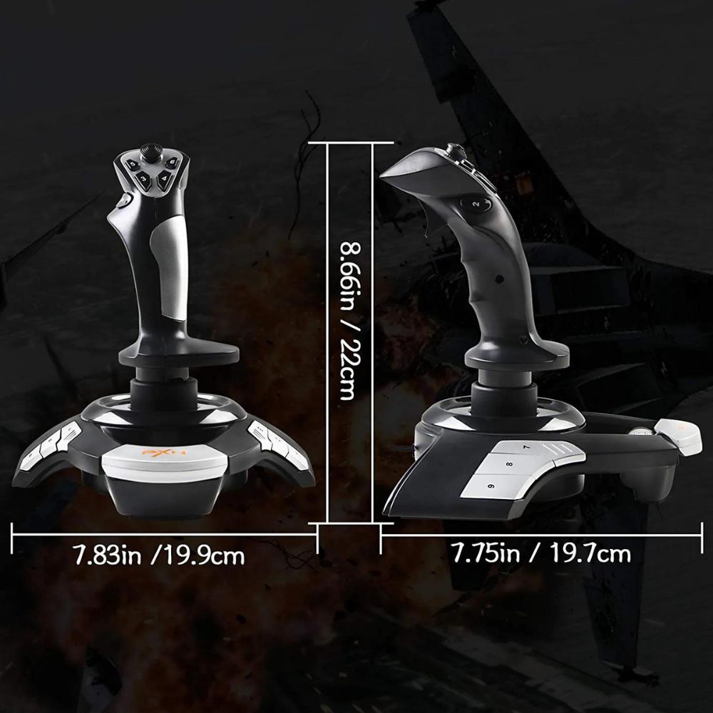 PXN F16 Flight Joystick dimensions