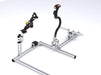 Apache Max cyclic, collective and pedals on aluminium frame from the rear