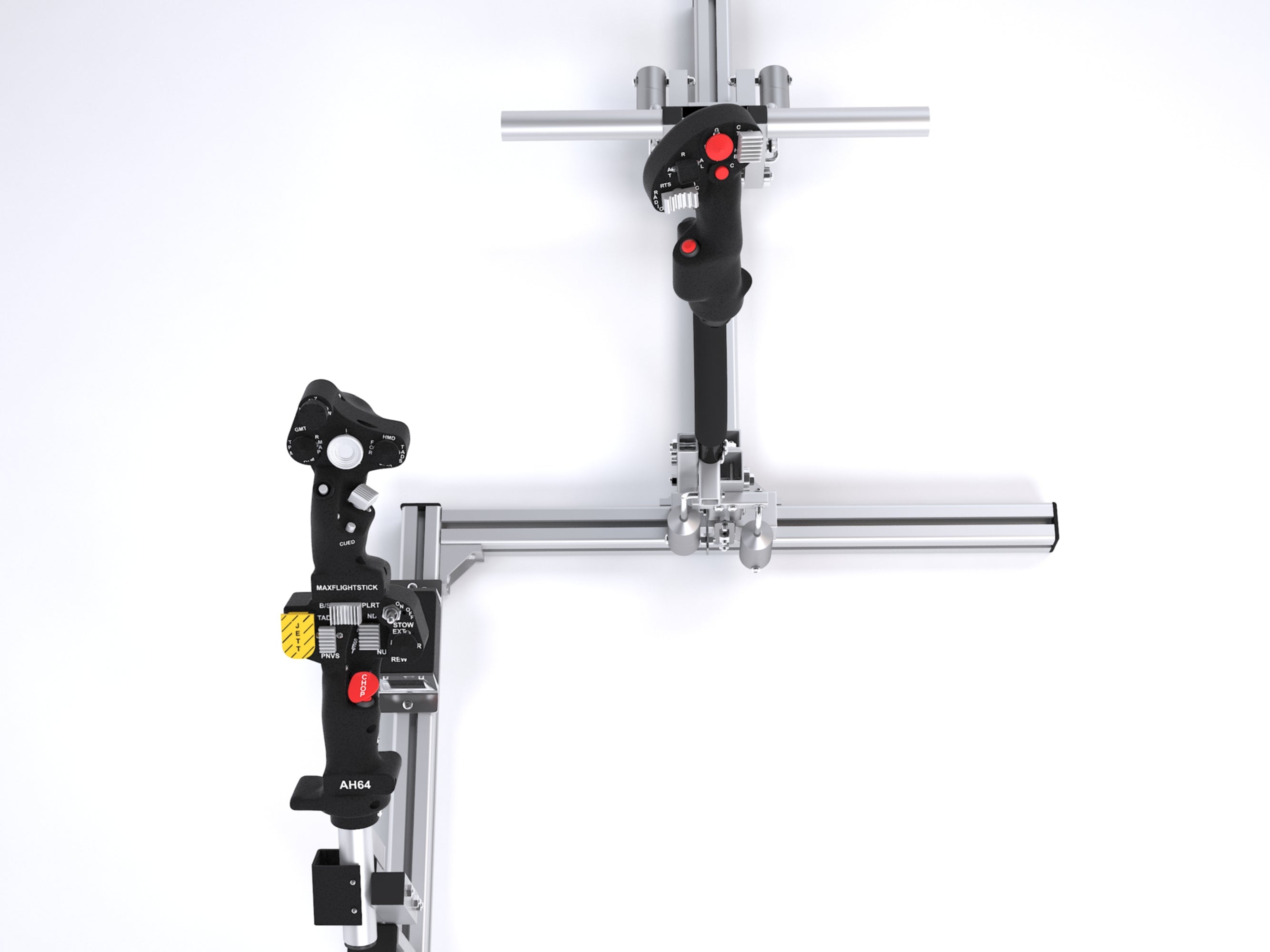 Apache Max frame and pedals viewed from above
