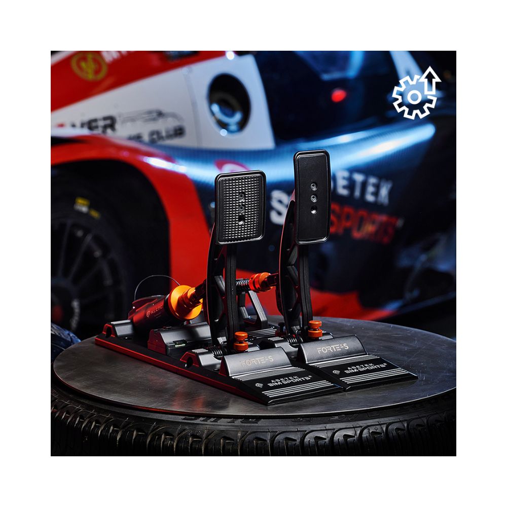 Asetek Forte S Series Sim Racing Pedals