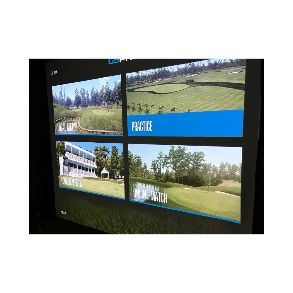 Bayside Golf Large Golf Simulator Enclosure