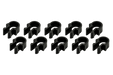 Trak Racer Cable Management Clip Set (10 Clips), sim rig hardware mount, view 1 of 2
