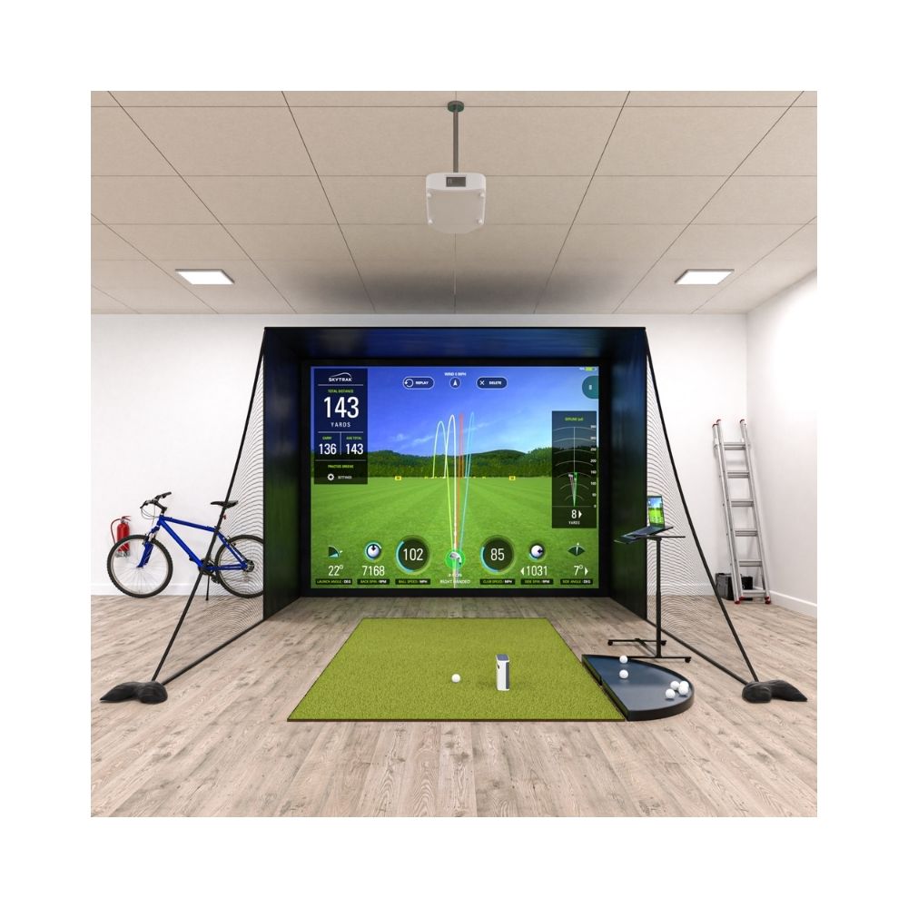 Carl’s Place 10 SkyTrak+ Golf Simulator Package