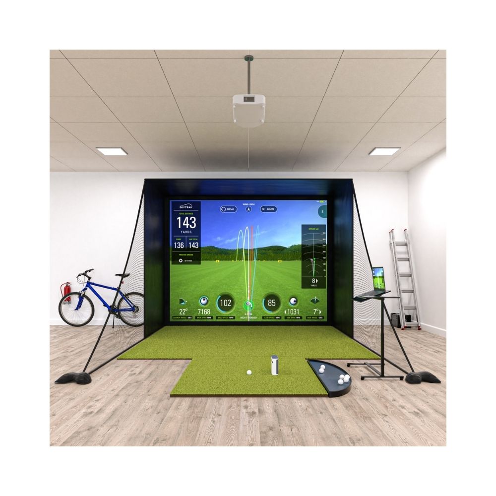 Carl’s Place 10 SkyTrak+ Golf Simulator Package