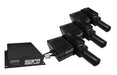 Trak Racer Motion System with 3 Actuators & Sim Base, shown with a D-BOX wheelbase 8