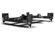 Trak Racer Motion System with 4 Actuators & Sim Base, shown with a D-BOX wheelbase 2