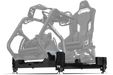 Trak Racer Motion System with 4 Actuators & Sim Base, shown with a D-BOX wheelbase