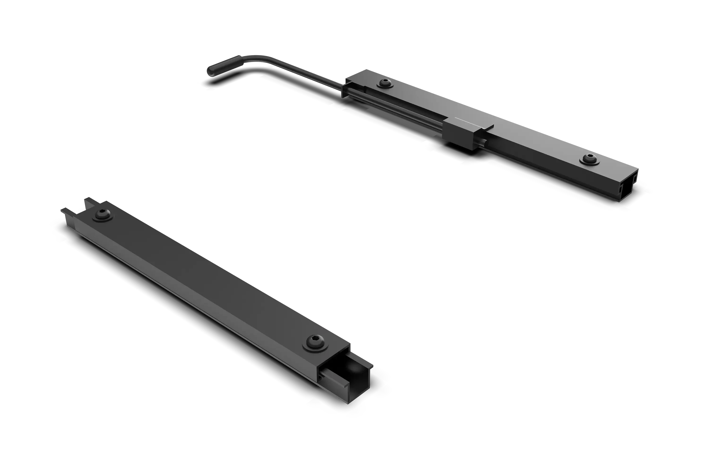 Trak Racer Universal Compact Seat Slider Kit, rear three-quarter view from the left 3