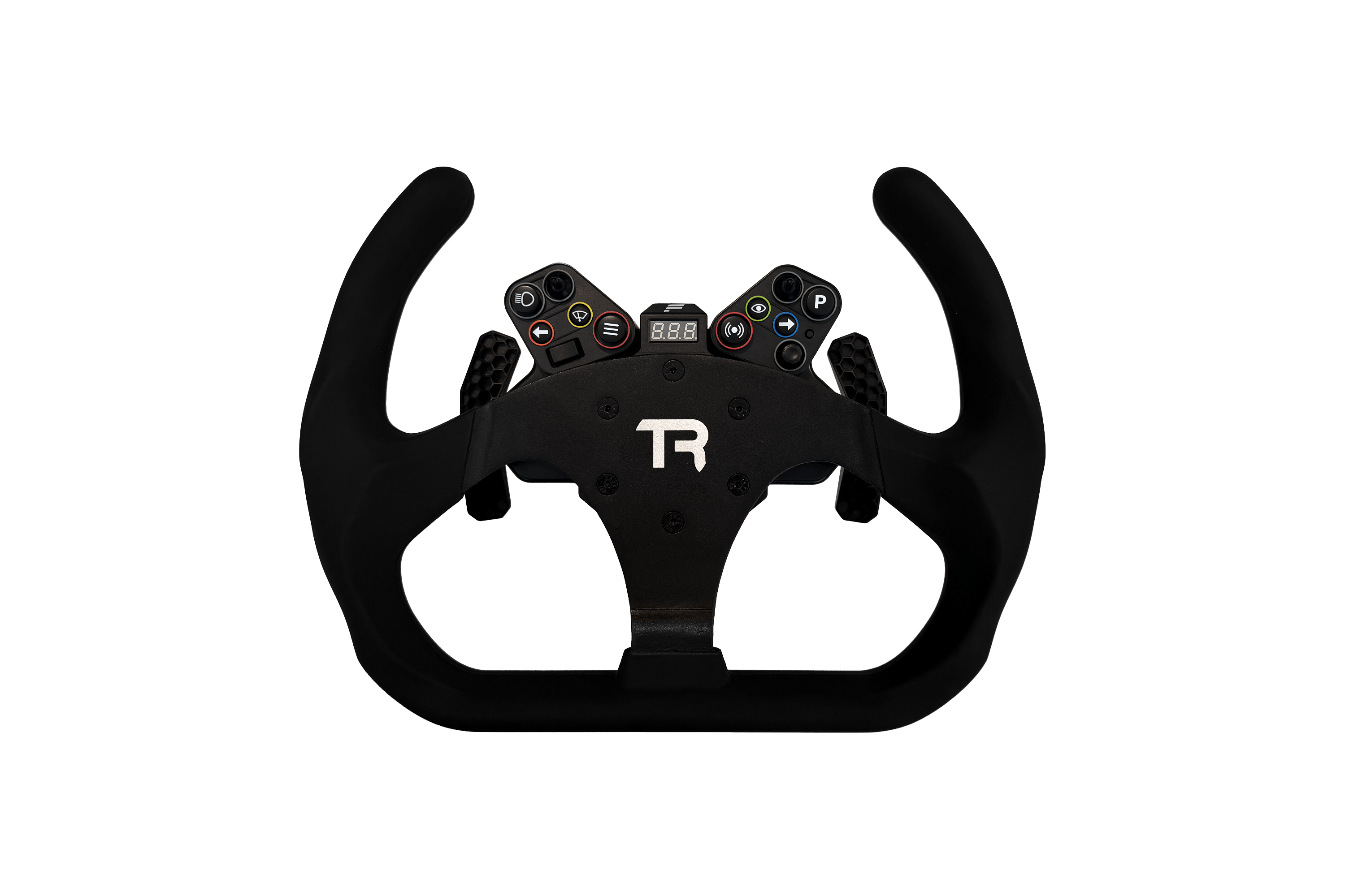 Trak Racer 330mm Open Flat-Bottom GT Sim Racing Wheel