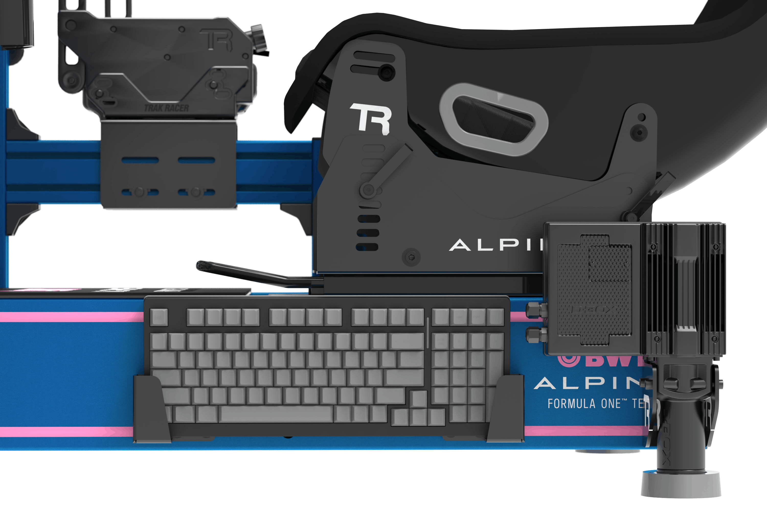 Trak Racer Universal Keyboard Holder for Aluminium Cockpits, additional product view
