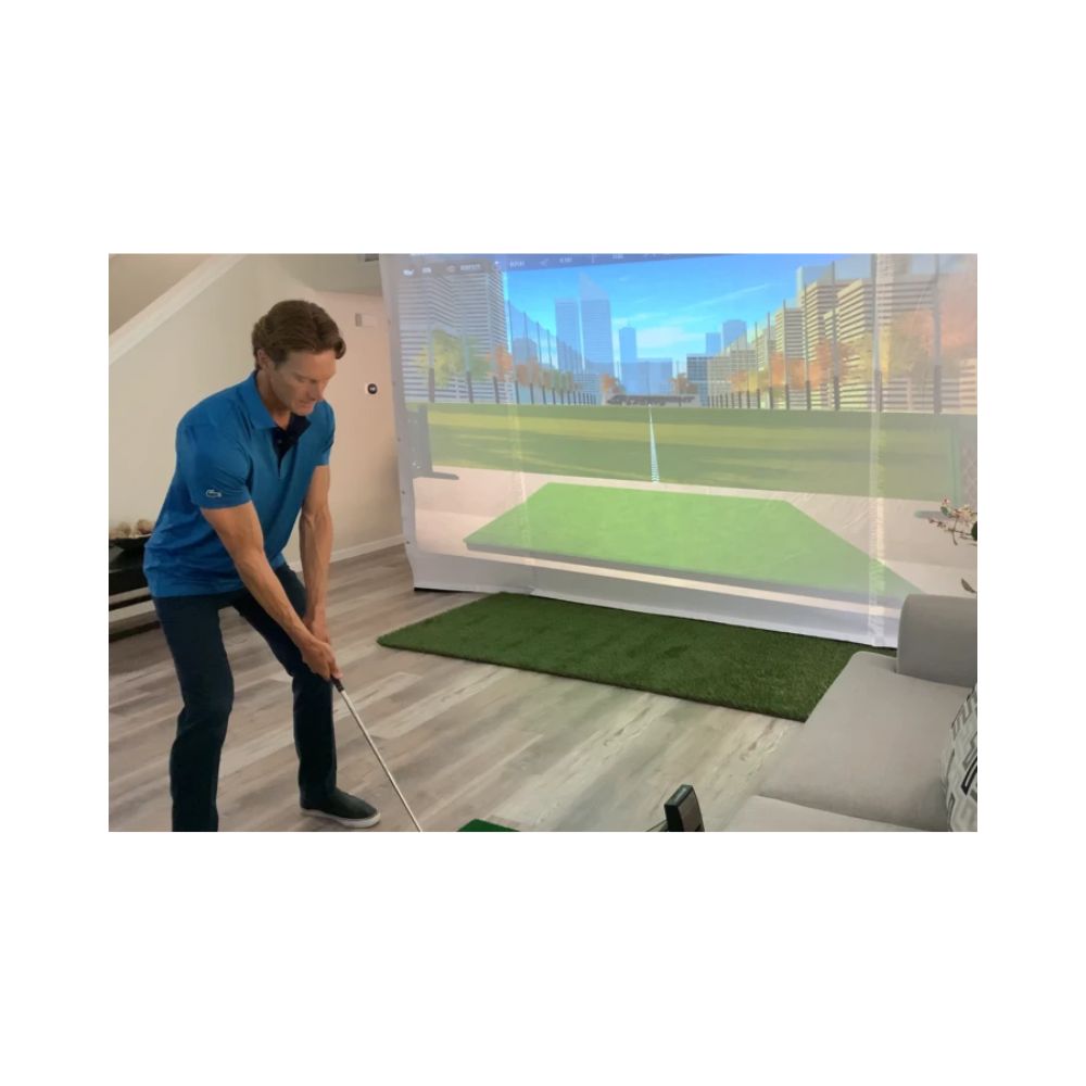 FlightScope Mevo+ Retractable Golf Simulator Package