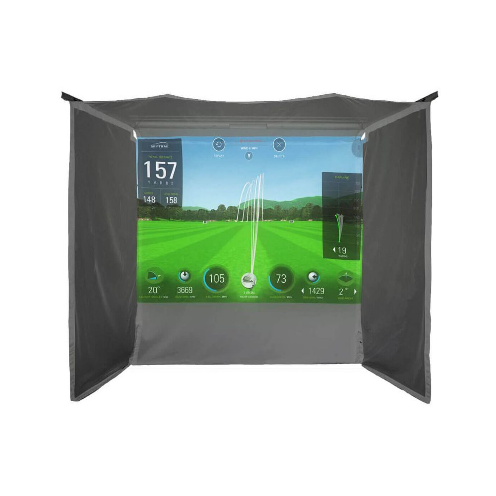 FlightScope Mevo+ Retractable Golf Simulator Package