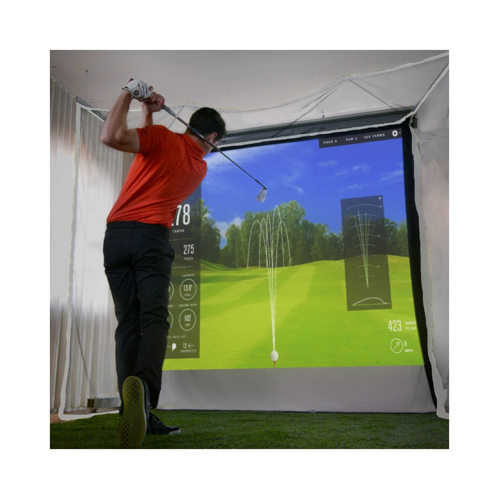 FlightScope X3 Retractable Golf Simulator Package