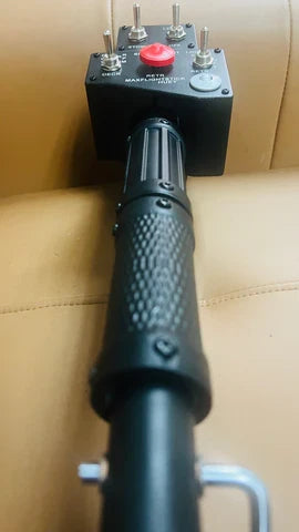 Huey Max Collective twist throttle grip close-up