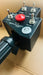 Huey Max Collective switch box with red start button and toggle switches