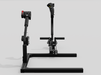 Max Flight Stick OH-58D Kiowa Max helicopter controls on black aluminium frame