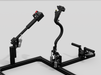 OH-58D Kiowa Max frame with collective, cyclic and pedals