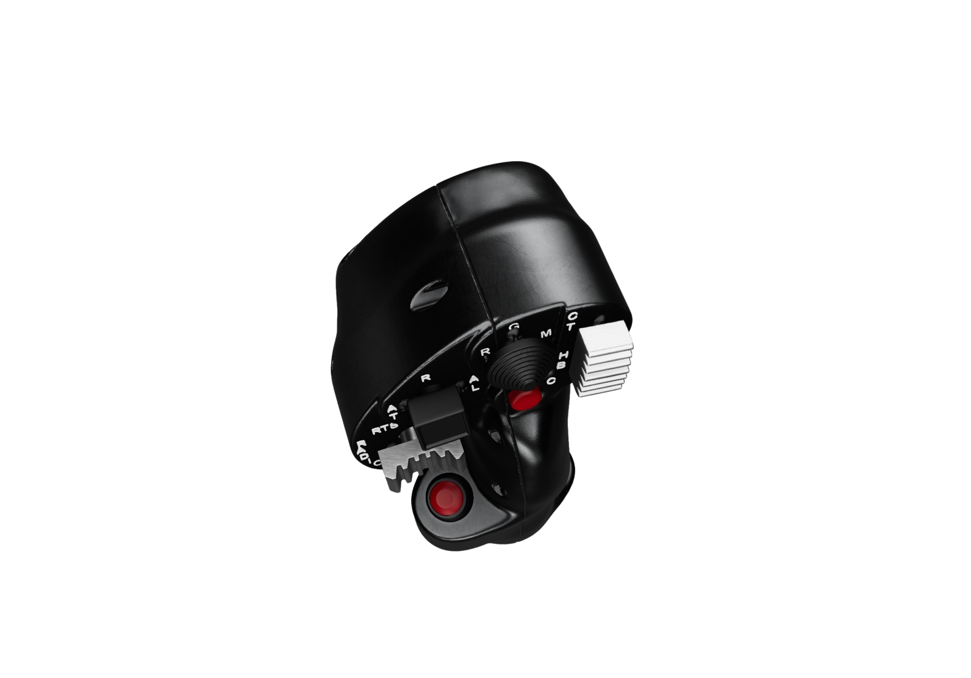 Cyclic Top 64 Max grip head showing the trigger and lower buttons