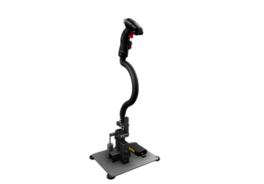 Apache Max Cyclic curved stick and base from the side