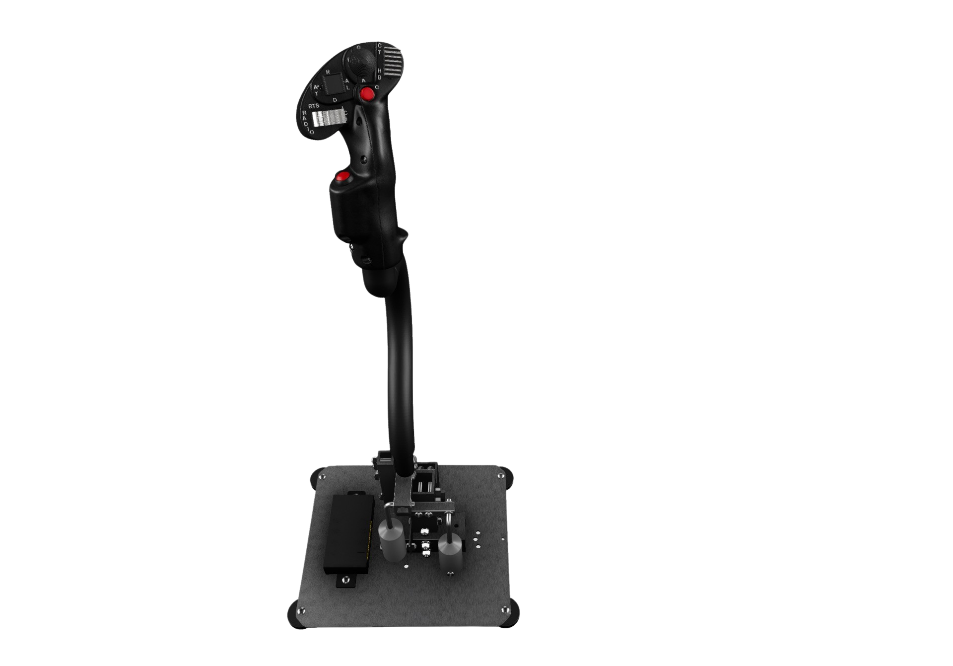 Max Flight Stick Apache Max Cyclic AH-64 helicopter cyclic on desk base