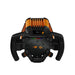 Logitech RS50 McLaren bundle wheel front on with papaya base behind