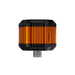 Logitech RS50 base McLaren Racing Edition side view with wheel shaft