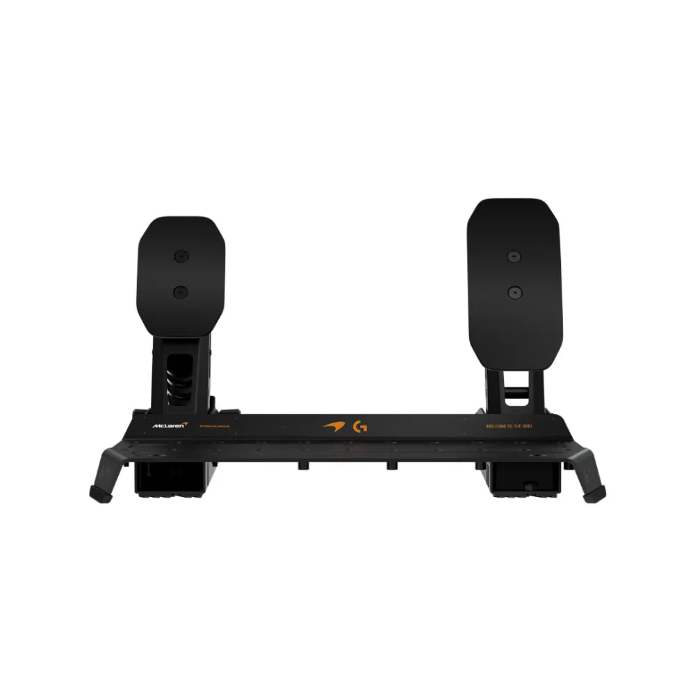 Logitech RS Pedals McLaren Racing Edition low front angle