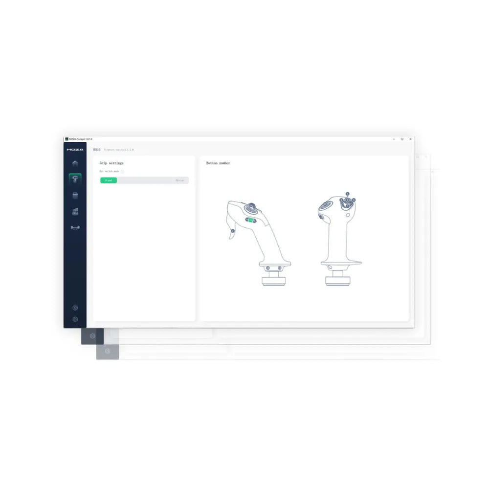 MOZA AB9 FFB Base + MA3X Side Stick Bundle