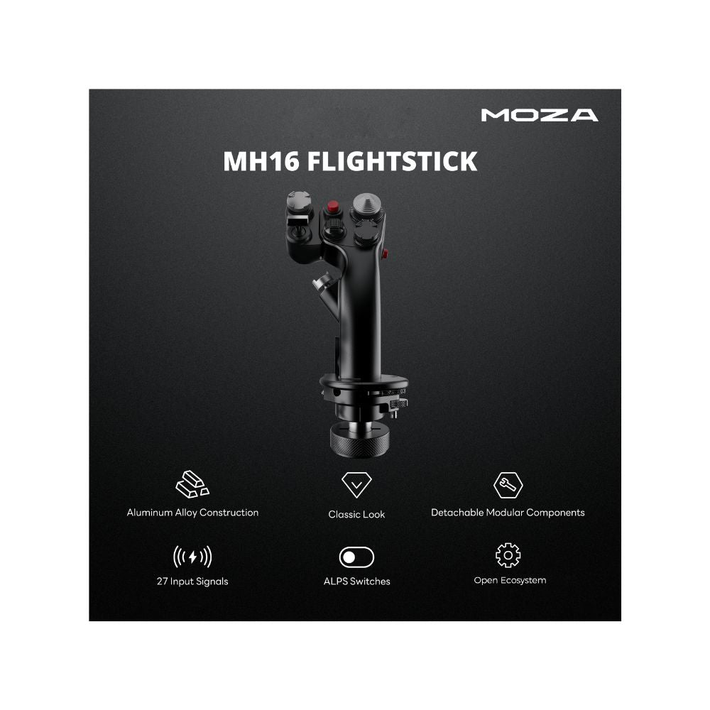 MOZA AB9 FFB Base + MH16 Flightstick Bundle