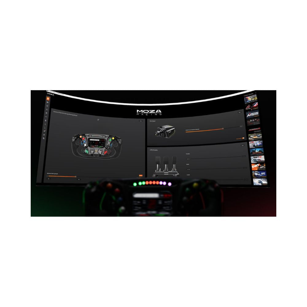 MOZA Lamborghini Essenza SCV12 Steering Wheel