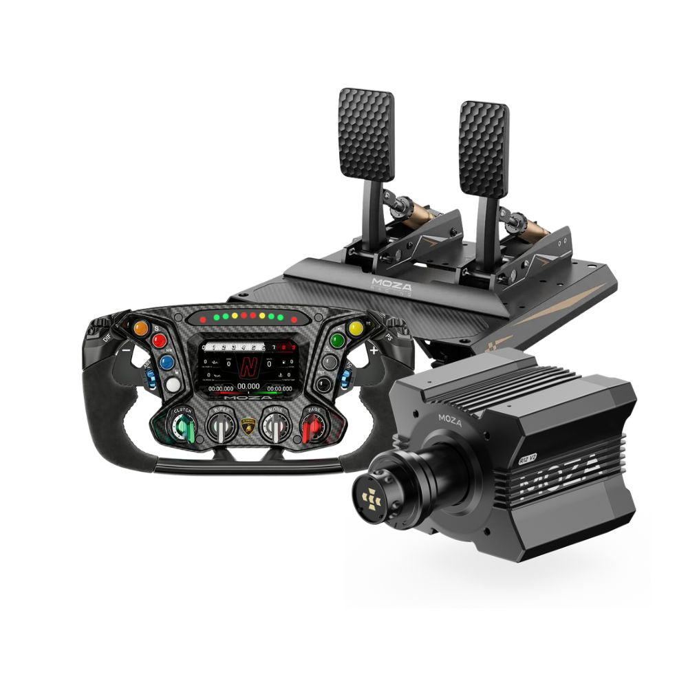 MOZA R12 V2 + CRP2 Pedals Bundle