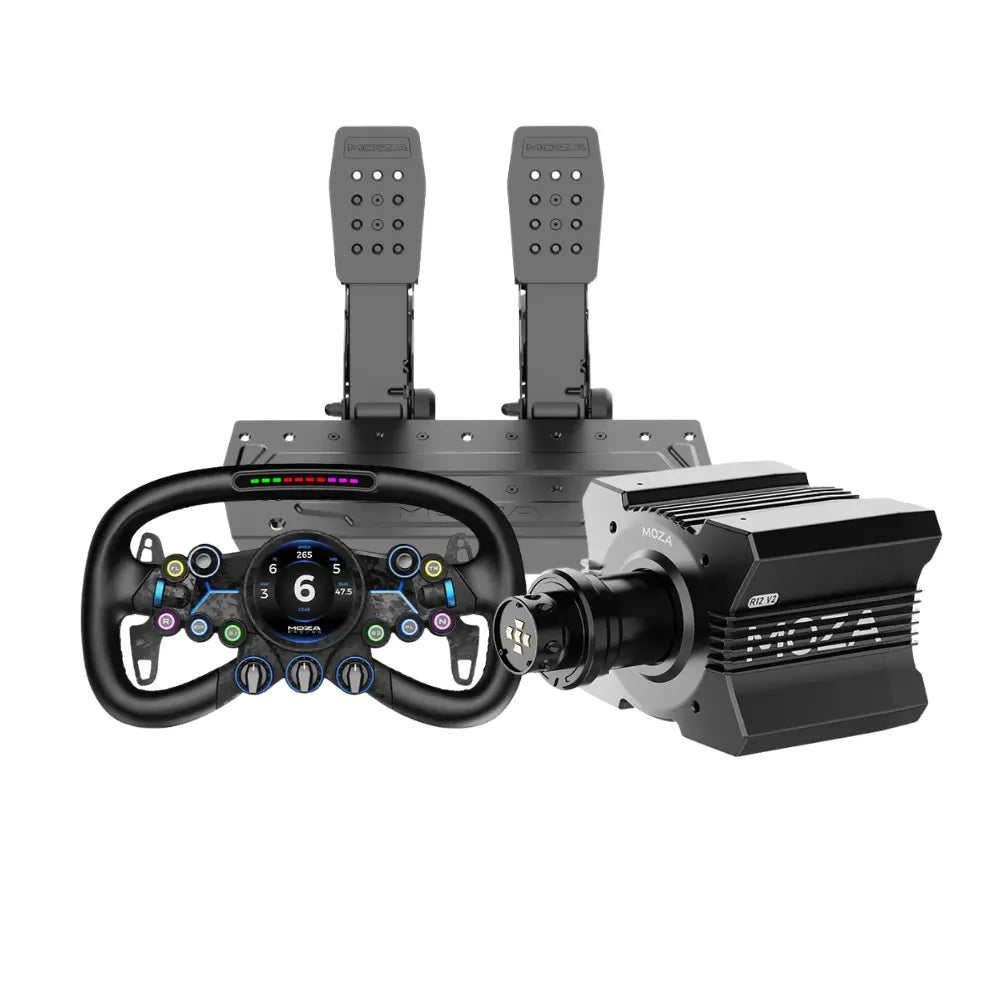 MOZA R12 V2 + SRP2 Pedals Bundle