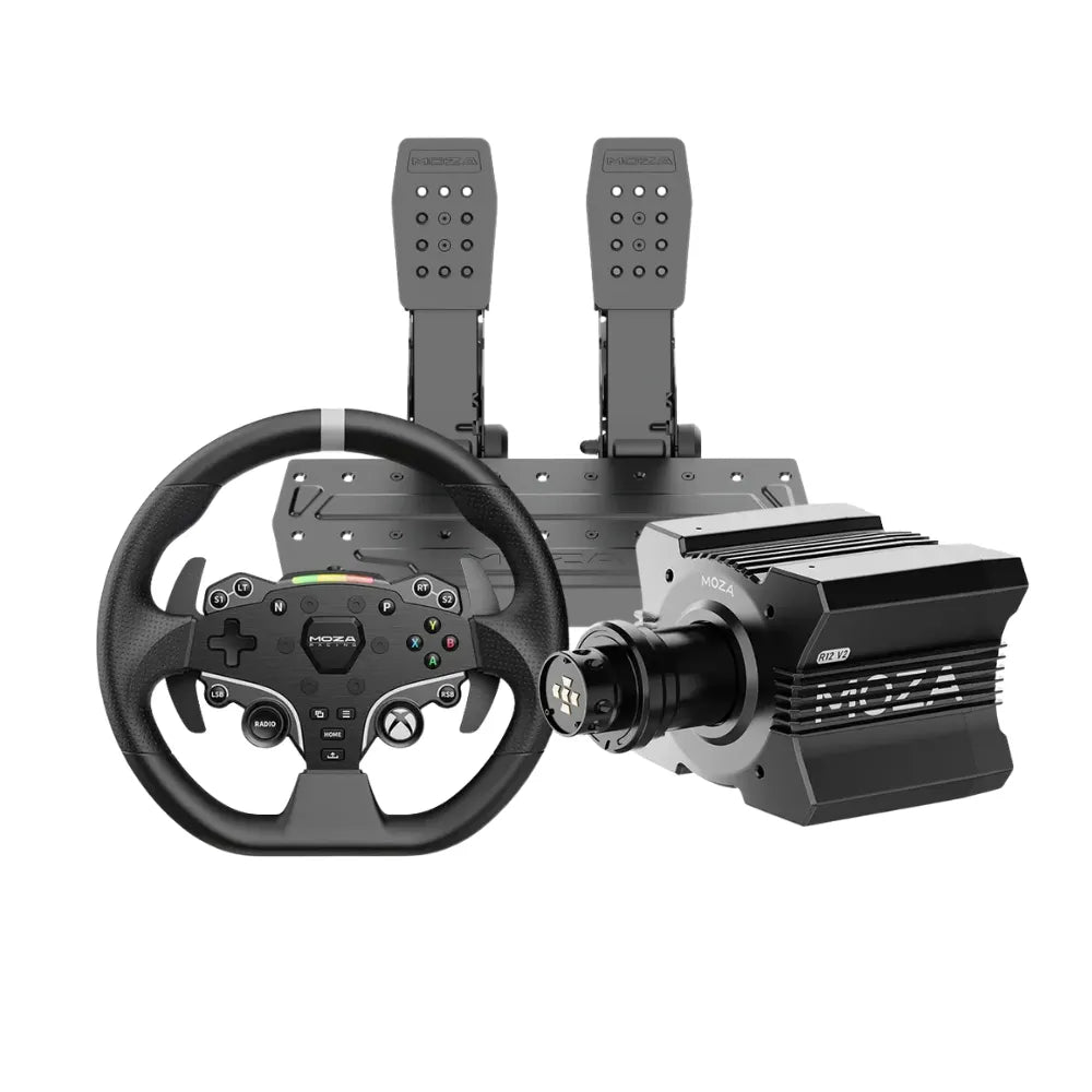 MOZA R12 V2 + SRP2 Pedals Bundle