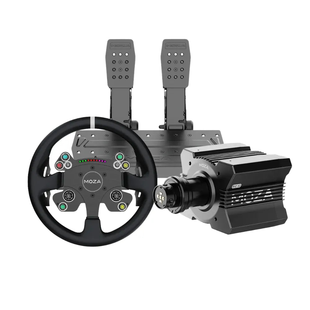 MOZA R12 V2 + SRP2 Pedals Bundle
