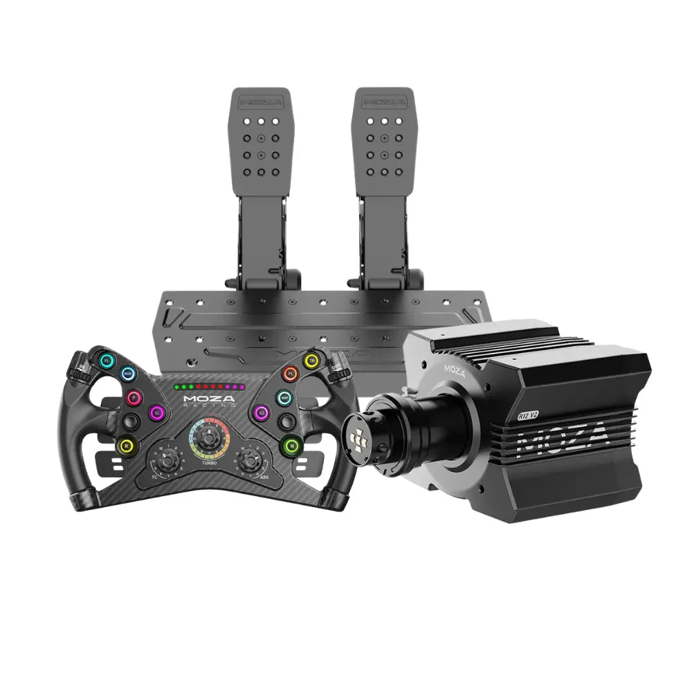 MOZA R12 V2 + SRP2 Pedals Bundle