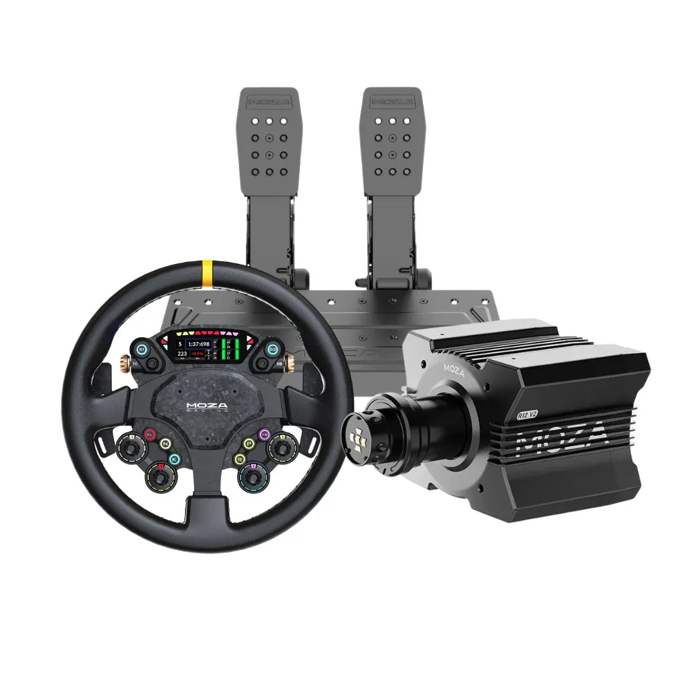 MOZA R12 V2 + SRP2 Pedals Bundle