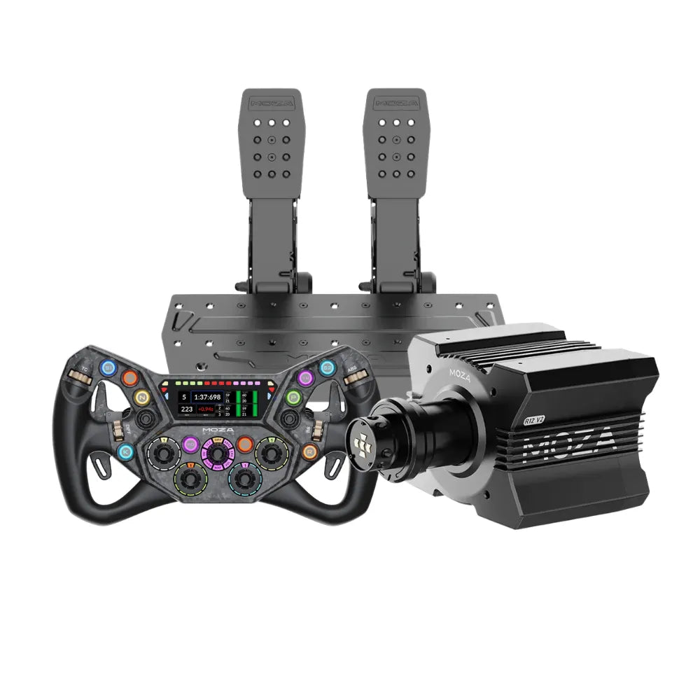 MOZA R12 V2 + SRP2 Pedals Bundle