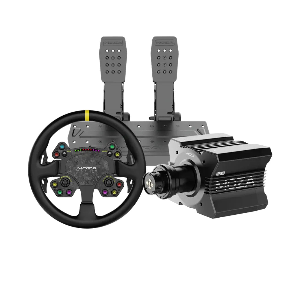 MOZA R12 V2 + SRP2 Pedals Bundle